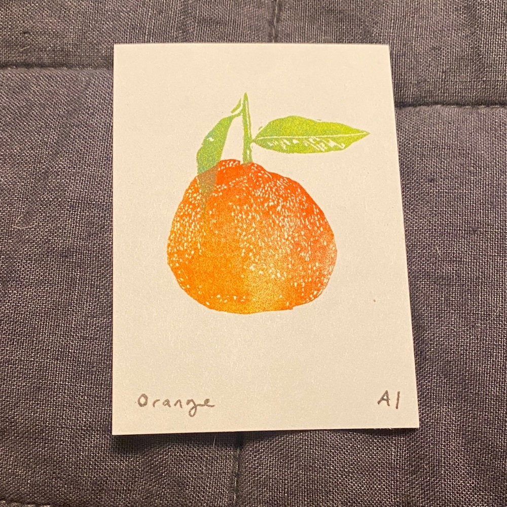 Inciardi Orange Mini Print